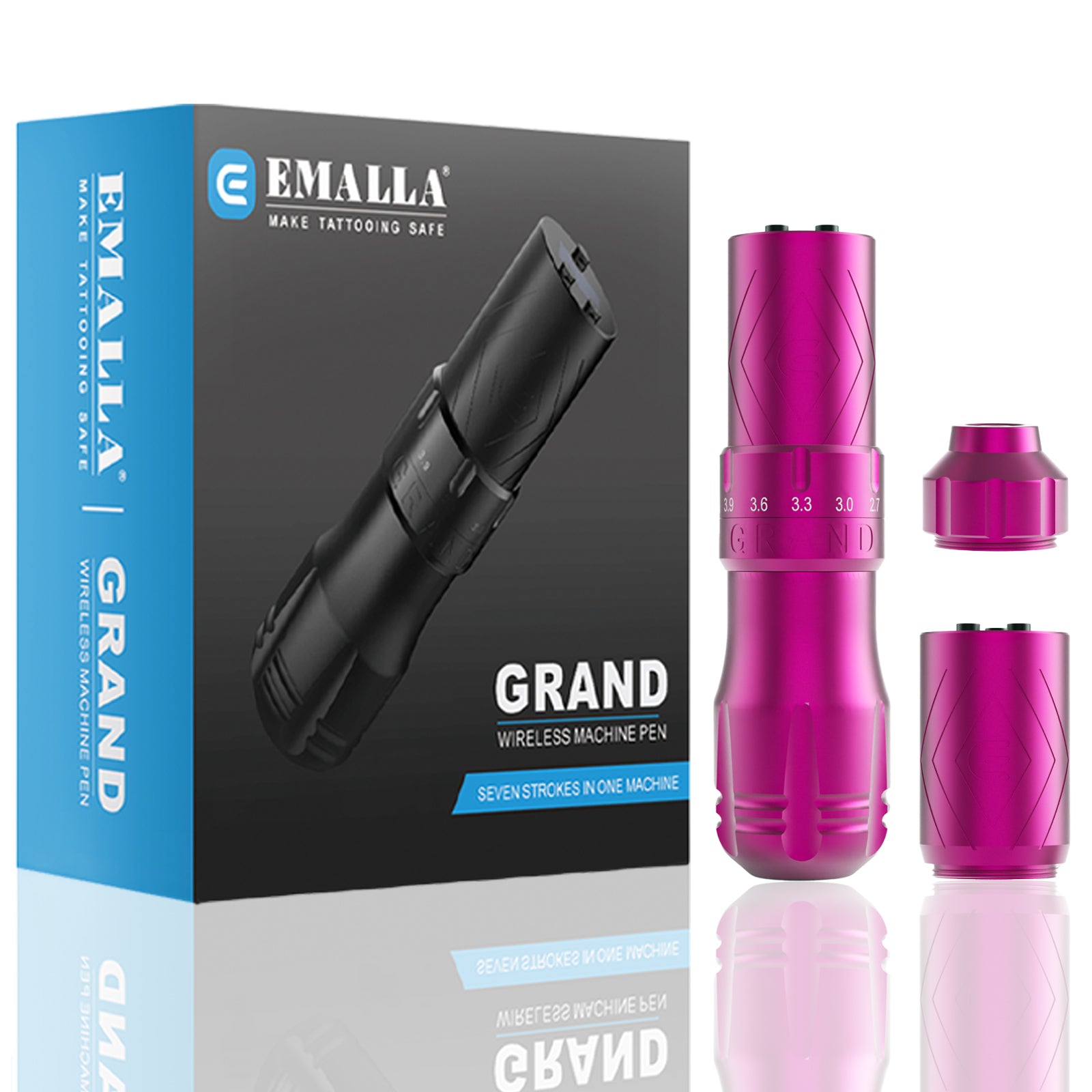 EMALLA GRAND Wireless Pen Machine 2 Battery Pack (PINK)