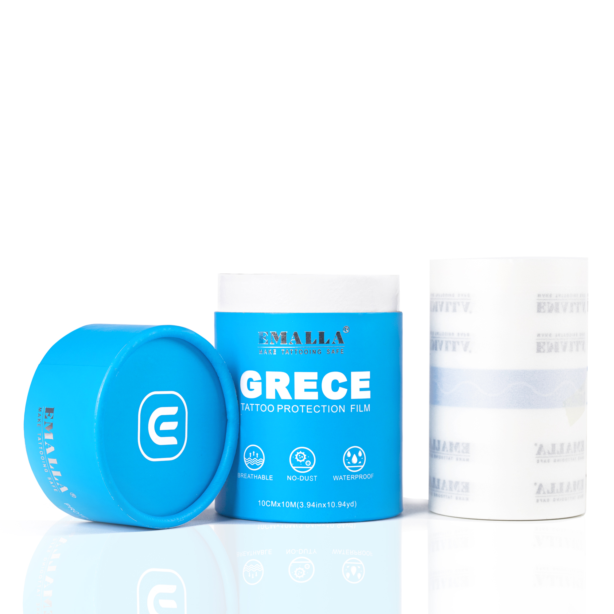 EMALLA GRECE 0.02MM MATTE TATTOO PROTECTION FILM ROLL (10CMX10M)