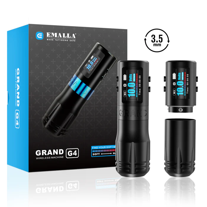 EMALLA GRAND G4 WIRELESS TATTOO PEN MACHINE (3.5MM)