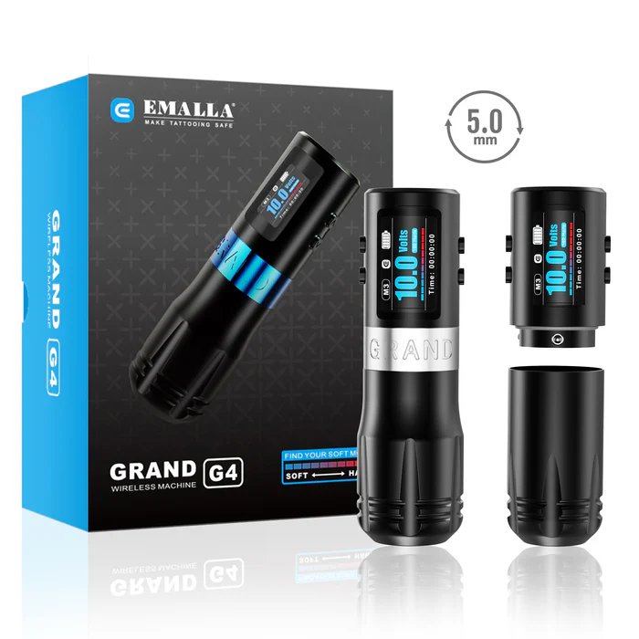 EMALLA GRAND G4 WIRELESS TATTOO PEN MACHINE (5.0MM)