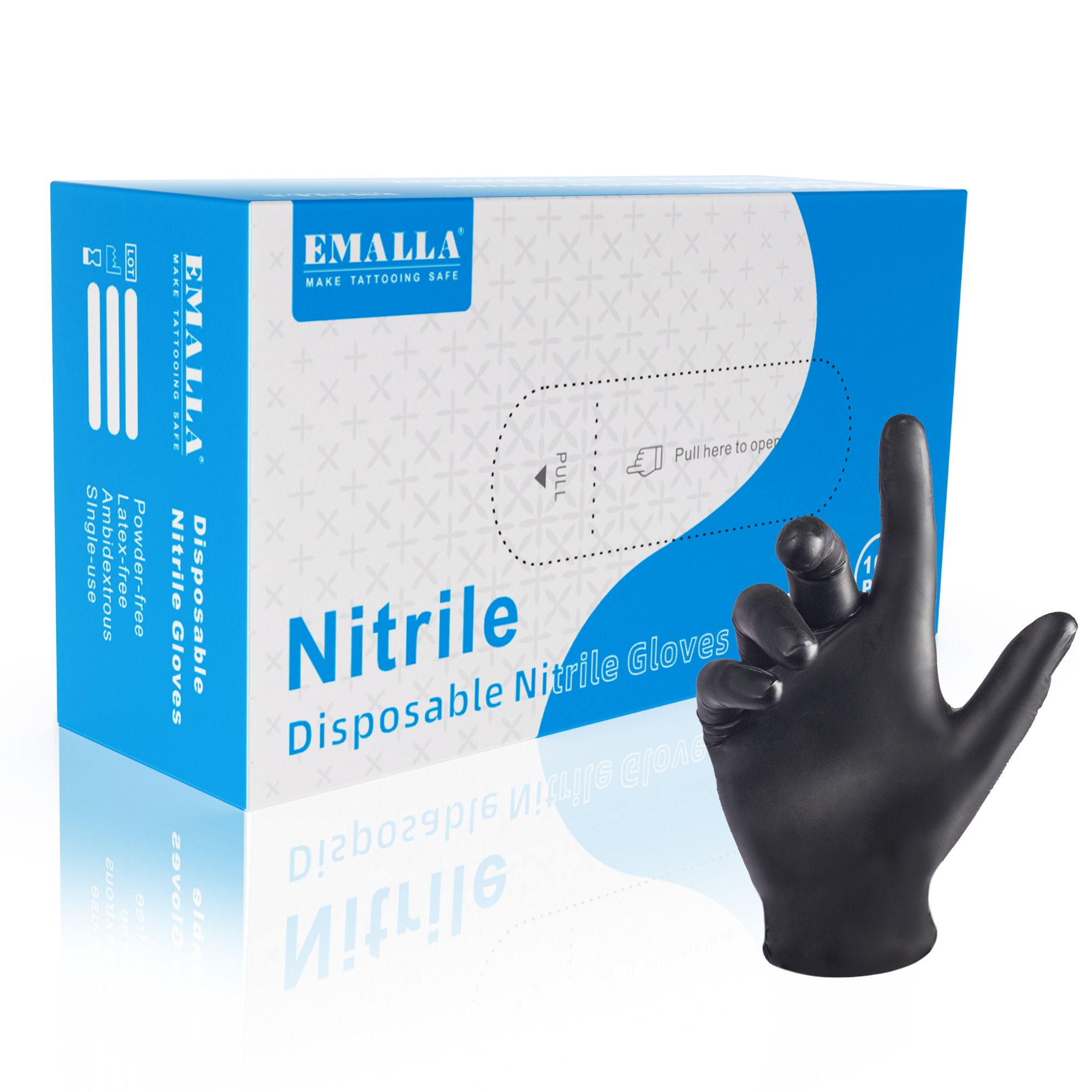 EMALLA DISPOSABLE NITRILE GLOVES