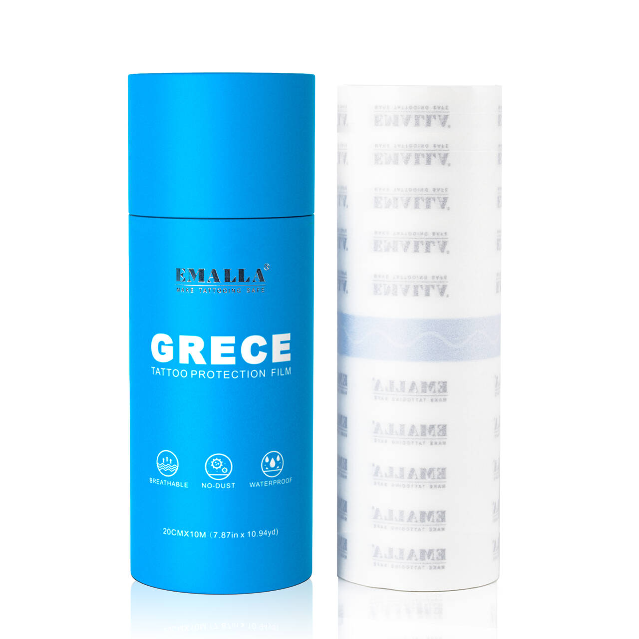 EMALLA GRECE 0.02MM MATTE TATTOO PROTECTION FILM ROLL (20CMX10M)