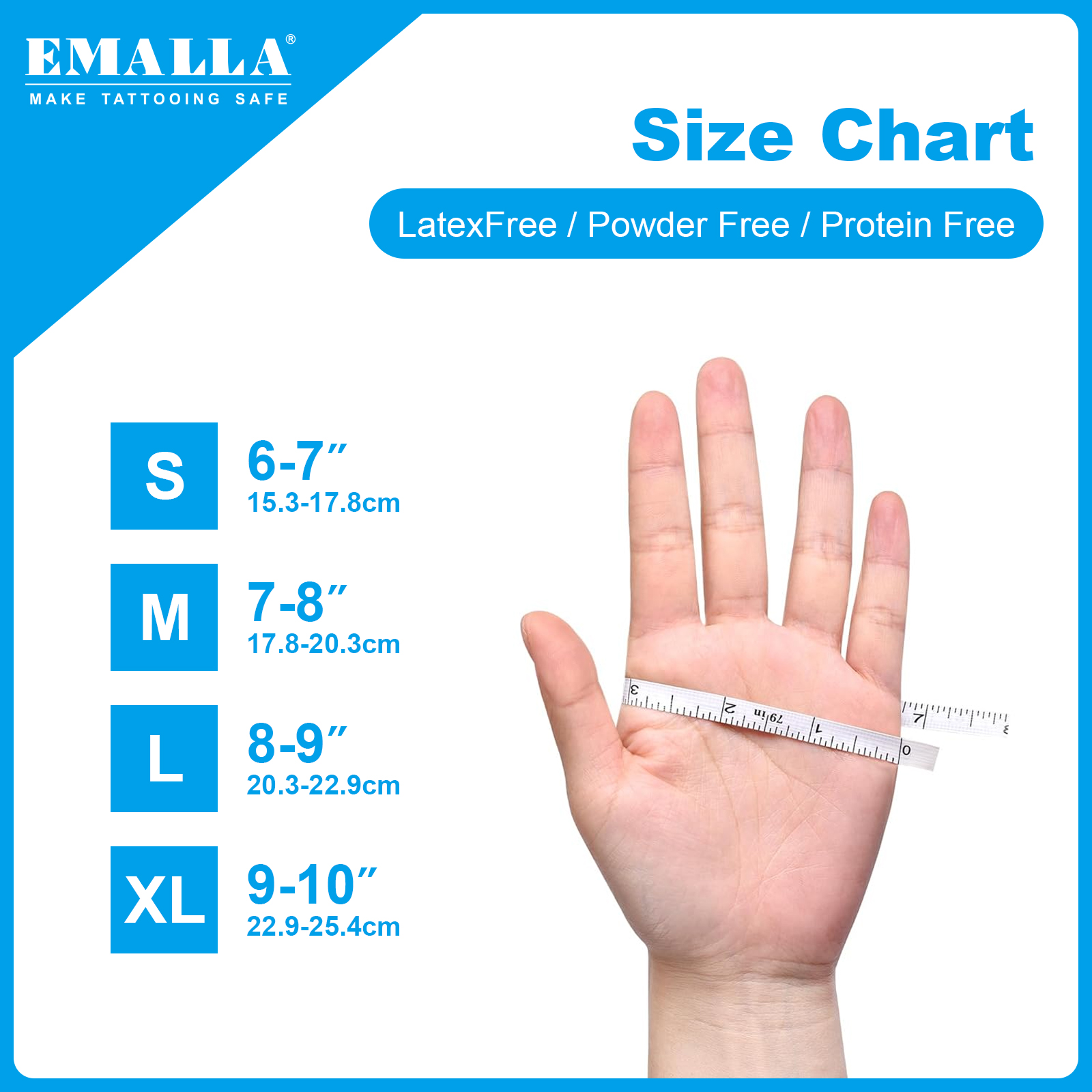 EMALLA DISPOSABLE NITRILE GLOVES