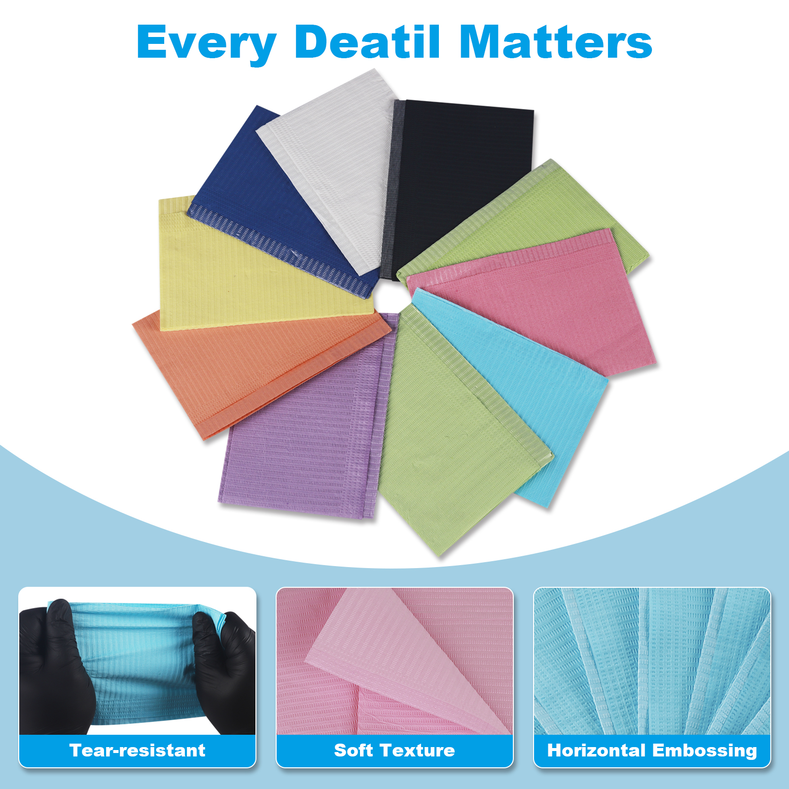 EMALLA DISPOSABLE DENTAL BIBS