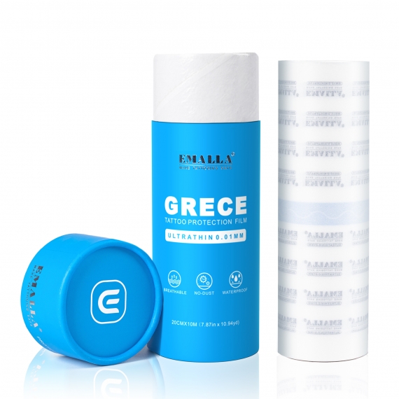 EMALLA GRECE 0.01MM ULTRA THIN MATTE TATTOO PROTECTION FILM ROLL (20CMX10M)