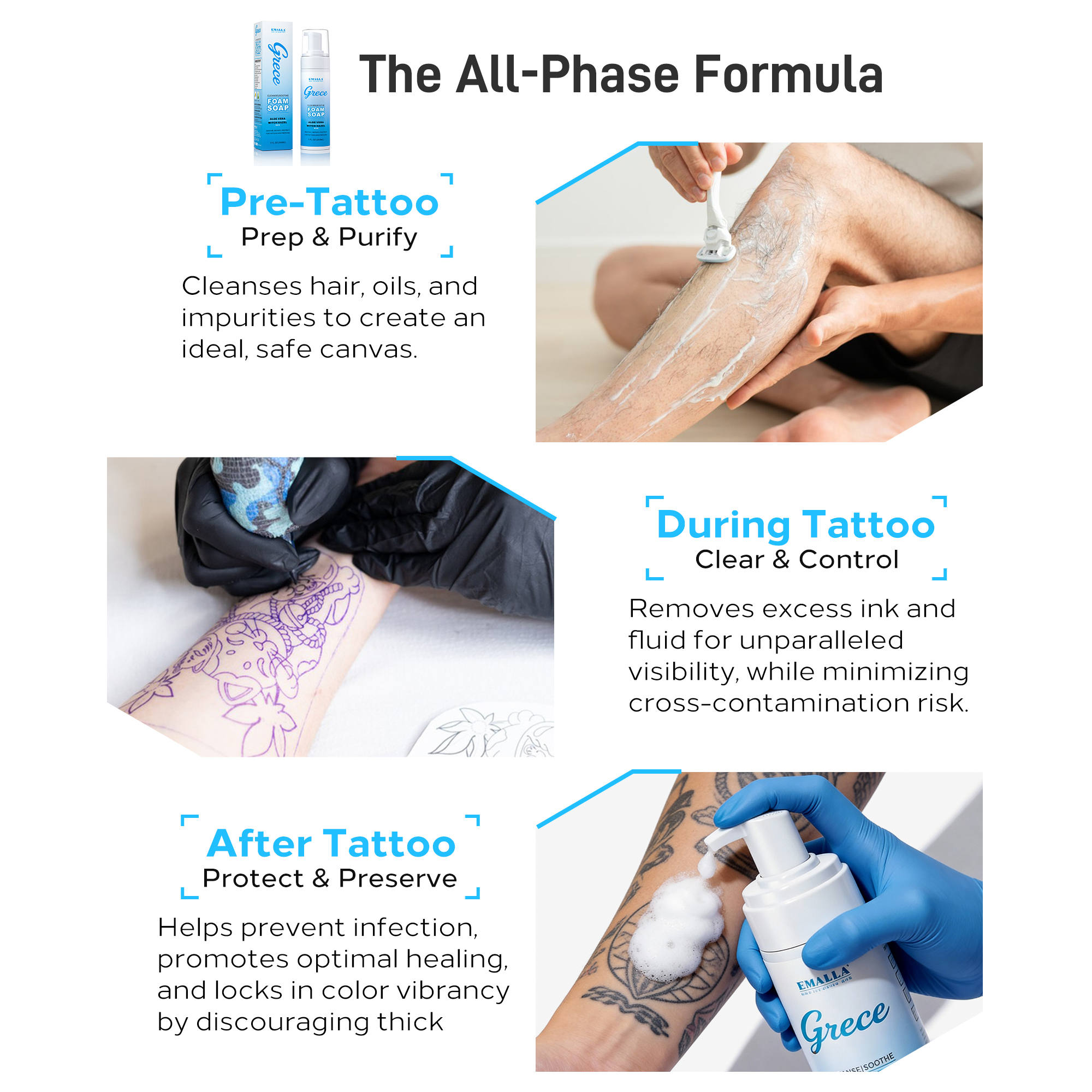 EMALLA GRECE Foam Soap 150ML