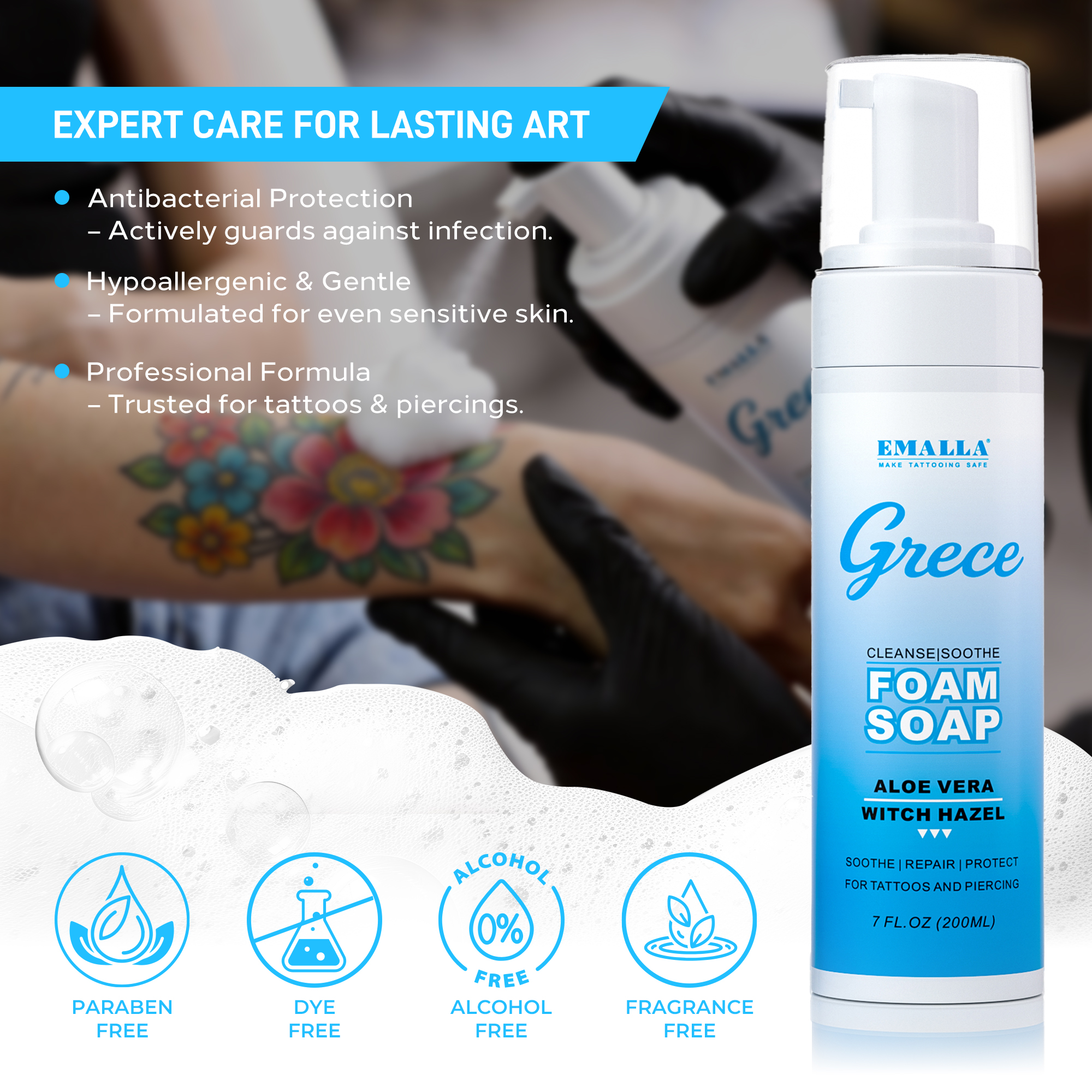 EMALLA GRECE Foam Soap 200ML