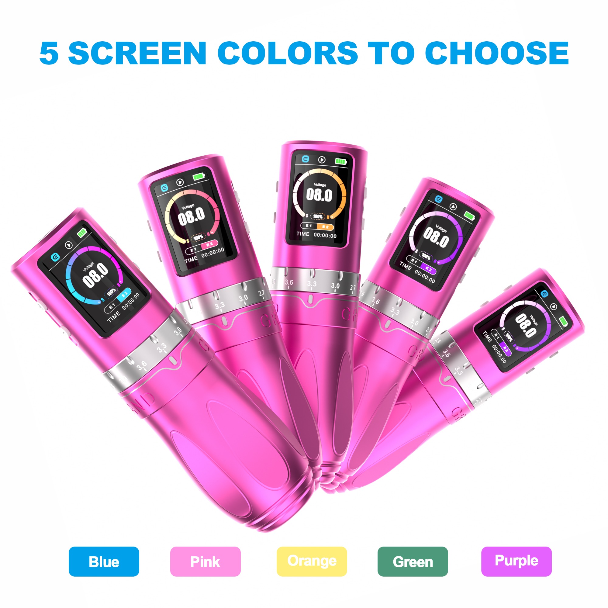 EMALLA GRAND G5 PRO Adjustable Strokes Wireless Pen Machine (Black)