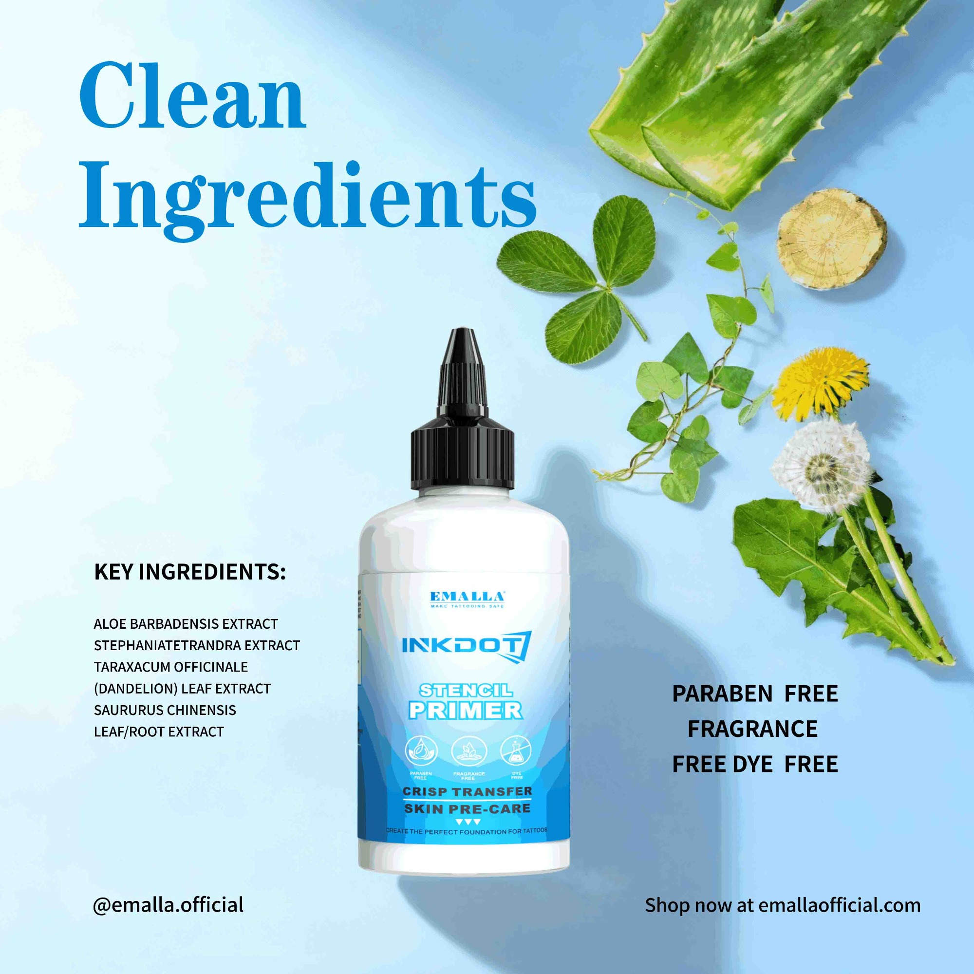 EMALLA INKDOT Professional Stencil Primer 120ML