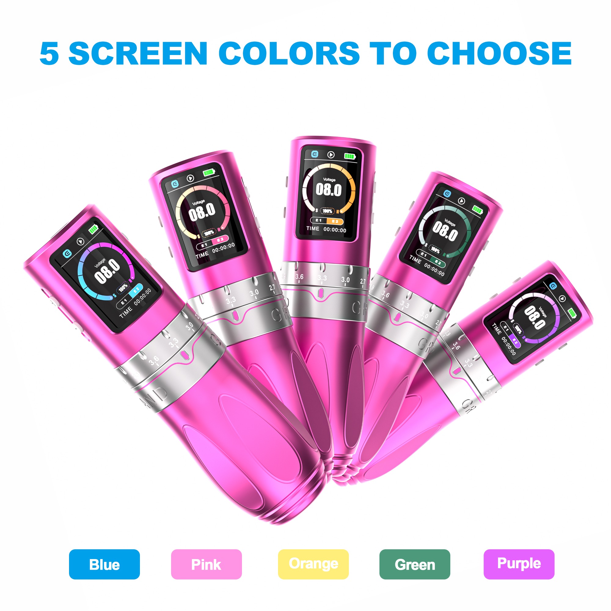 EMALLA GRAND G5 PRO Adjustable Strokes Wireless Pen Machine (Black)