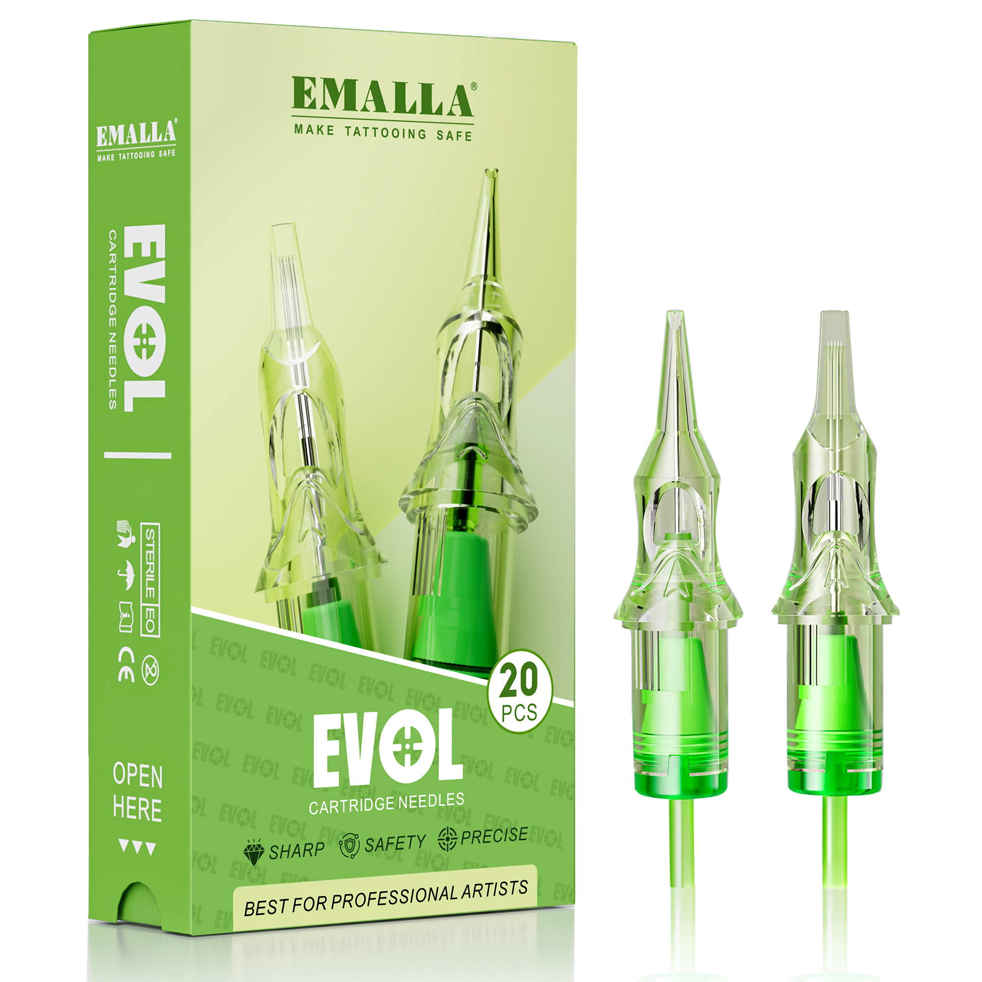 EMALLA EVOL Cartridge Needles 20pcs