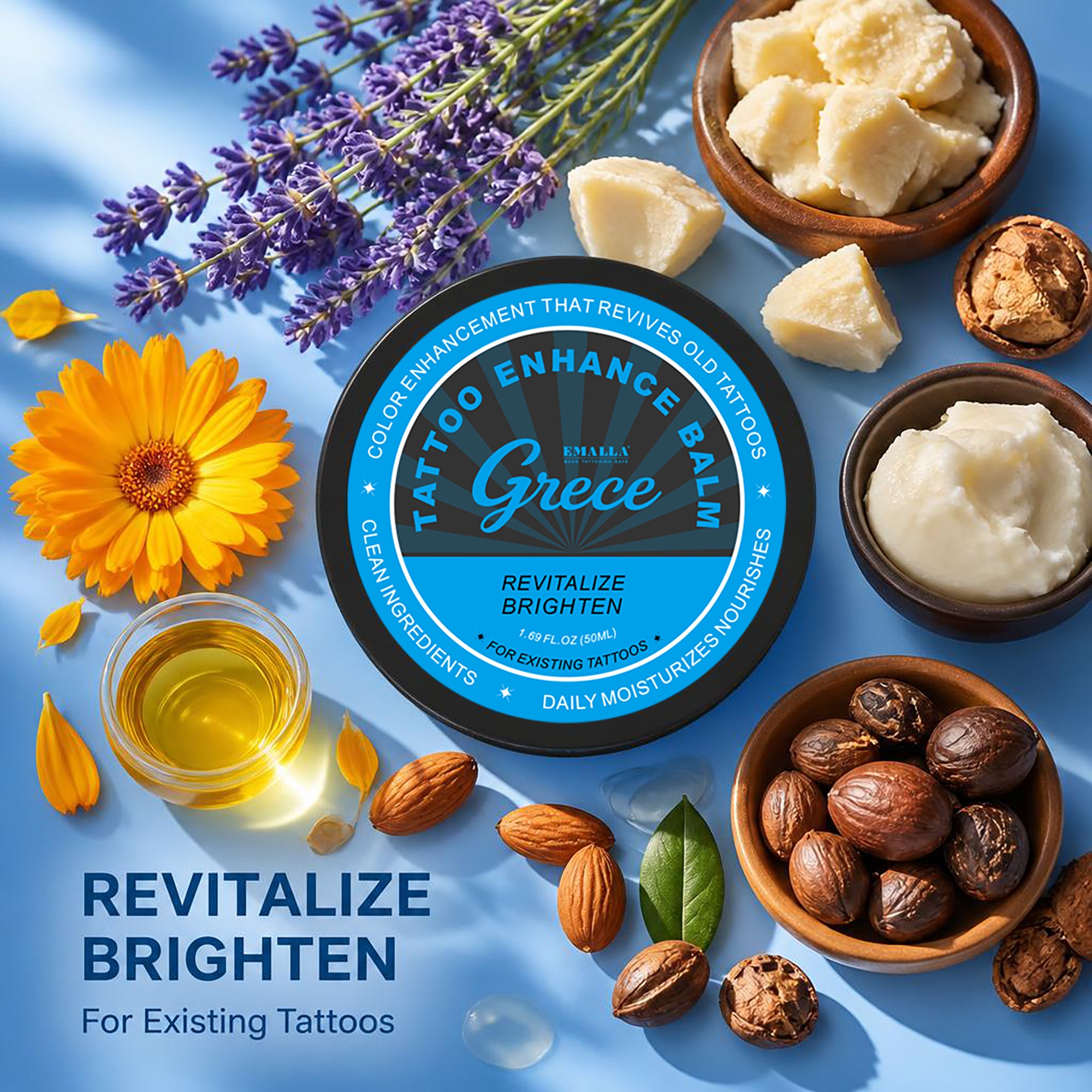 EMALLA GRECE Tattoo Enhance Balm (50ML)