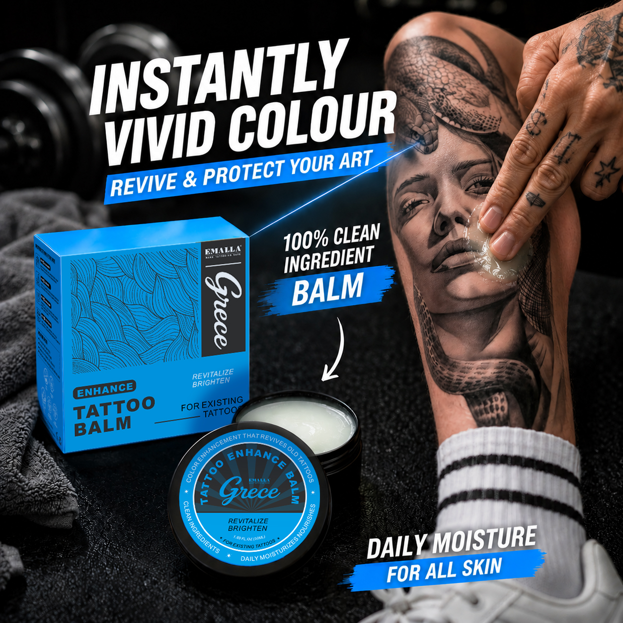 EMALLA GRECE Tattoo Enhance Balm (50ML)