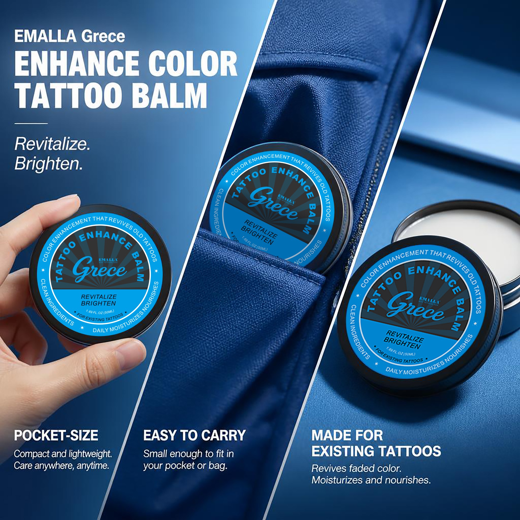 EMALLA GRECE Tattoo Enhance Balm (50ML)