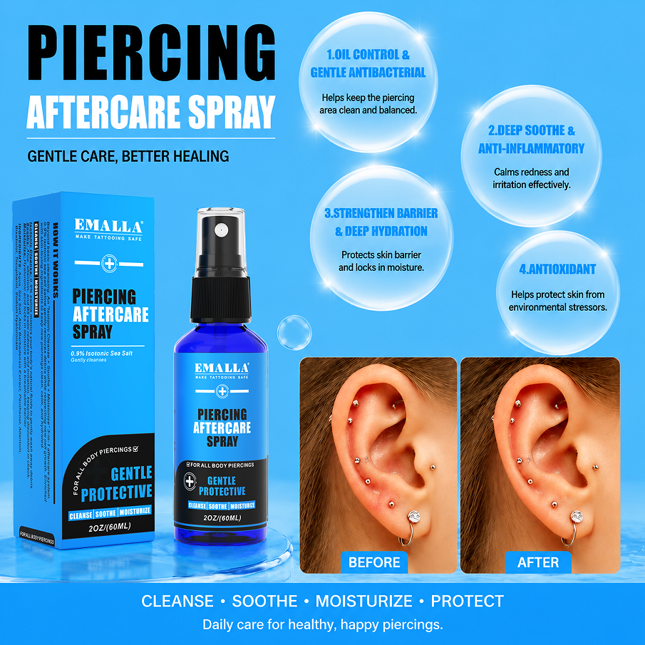 EMALLA Piercing Aftercare Spray (60ML)