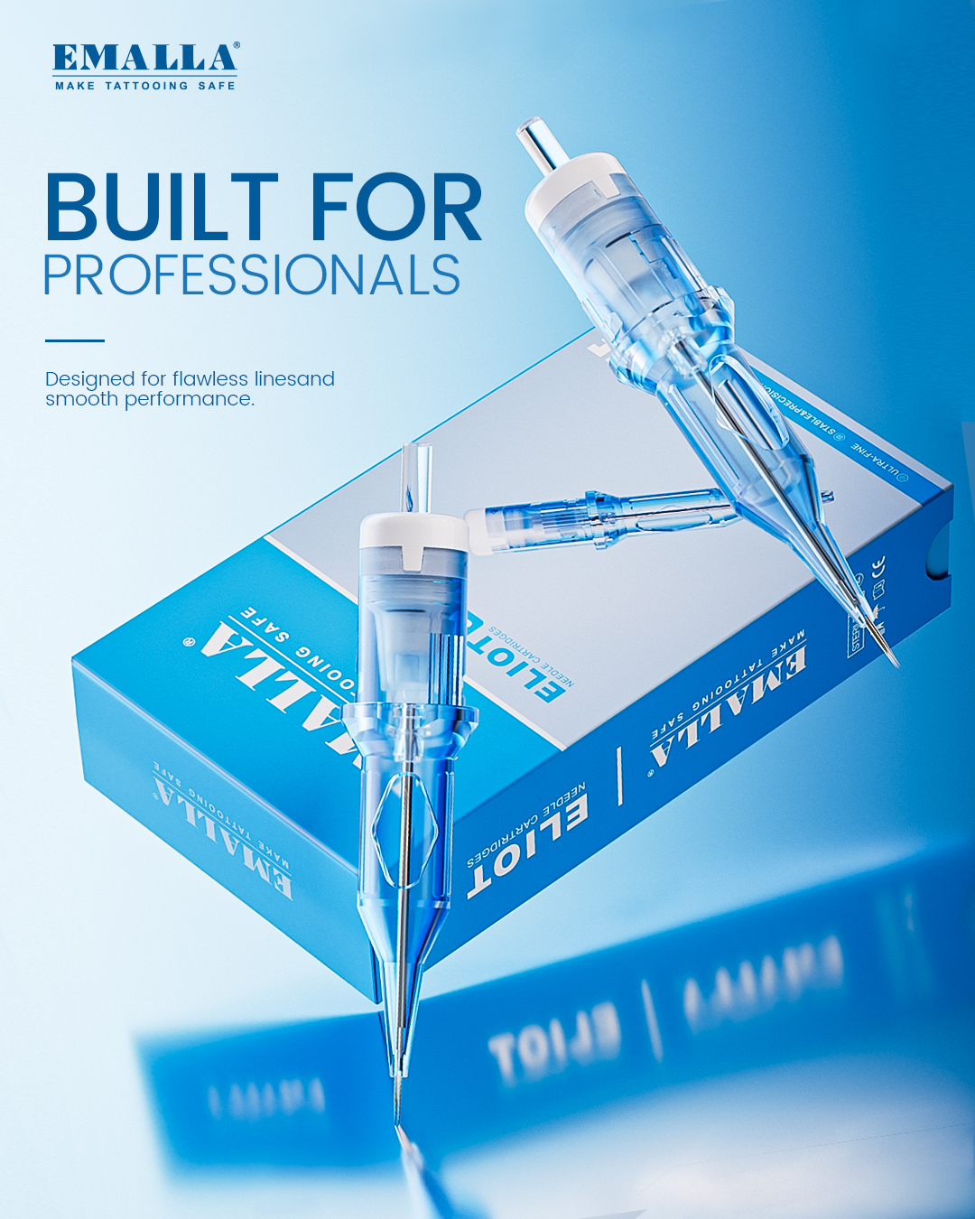EMALLA ELIOT Fineline Tattoo Cartridge Needles 20pcs